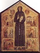 St Francis and Scenes from his Life, BERLINGHIERI, Bonaventura